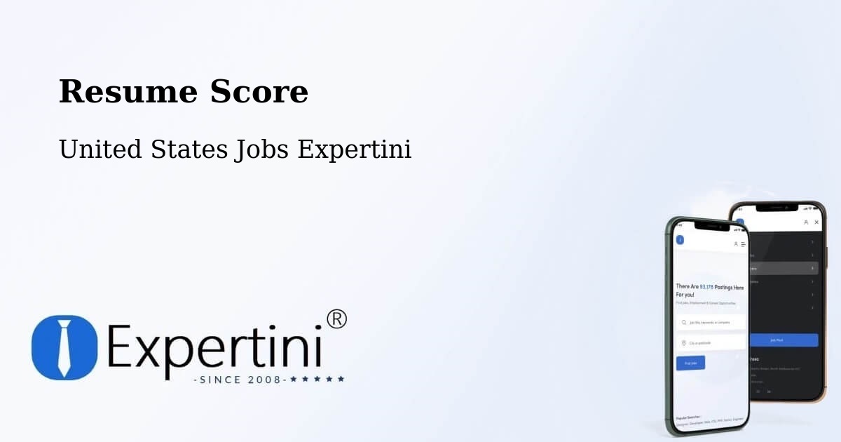 Resume Score & Job Description Match Tool – Allen - United States Jobs Expertini