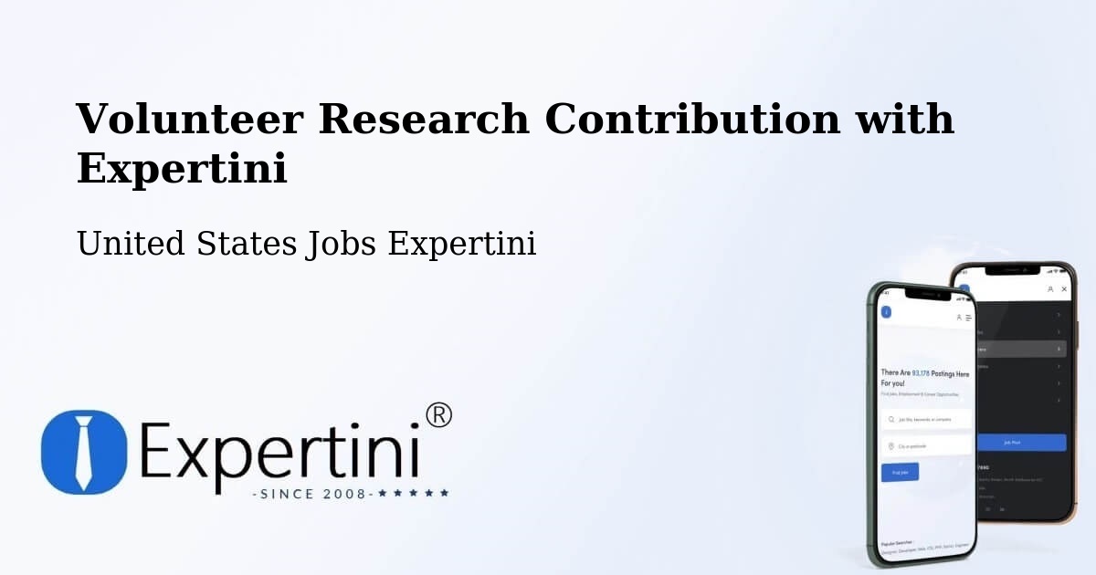 Volunteer Research Contribution Program – Allen - United States Jobs Expertini